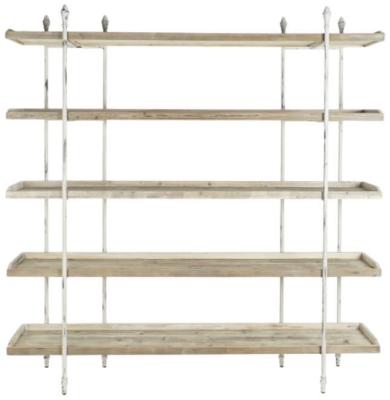 Neoclassic Natural Rustic Open Shelving Unit