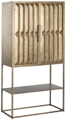 Golden Metal 2 Door Cabinet