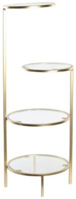 Glam Golden Metal Shelf