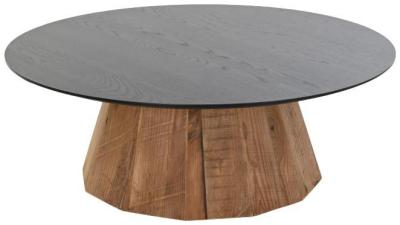 Product photograph of Alpine Recicled Wood Round Coffee Table from Choice Furniture Superstore