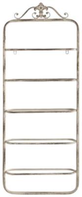 White Metal Bottle Rack
