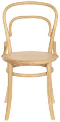 Set Of 2 Cottage Natural Wooden Dining Chair