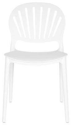 Set Of 4 Urban White Dining Chair