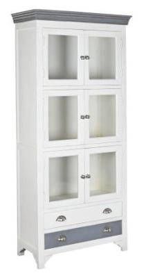 Mango Wood 6 Door Display Cabinet