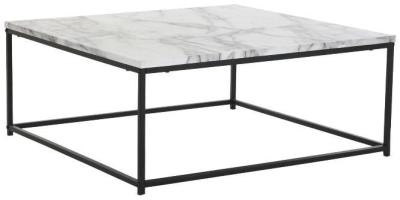 Modern White Wooden Top Coffee Table