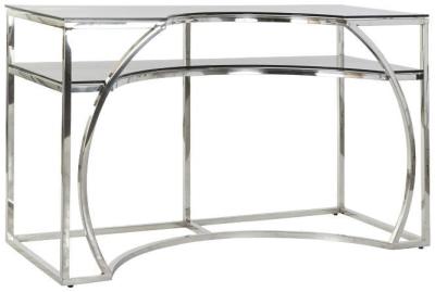 Yanam Silver And Glass Console Table