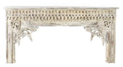 Indian White Mango Wood Console Table