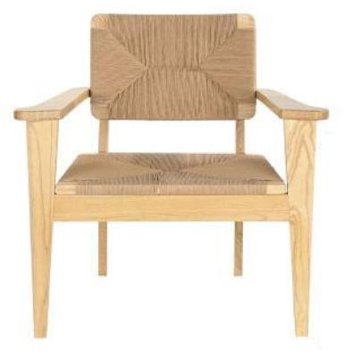 Set Of 2 Cottage Natural Elm Dining Chair