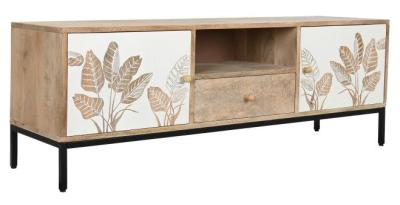 Oriental Brown Mango Wood 140cm Tv Unit