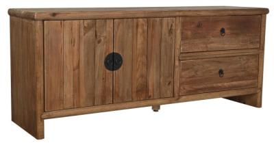 Indian Natural Reclaimed Wood Tv Unit