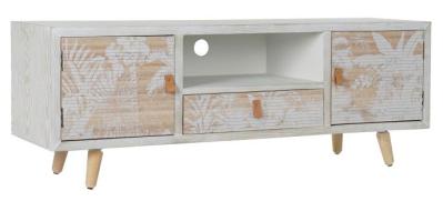 Traditional White Wooden Tv Unit