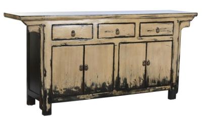 Product photograph of Cream Wooden Large Buffet Sideboard - 4 Doors from Choice Furniture Superstore