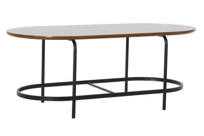 Product photograph of Glam Black Wood Coffee Table from Choice Furniture Superstore