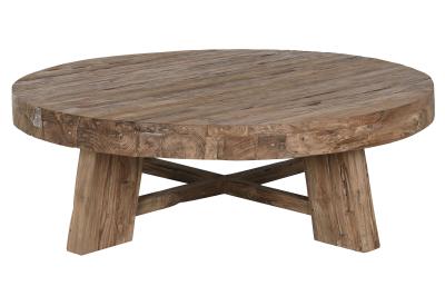 Product photograph of Reciclada Round 140cm Coffee Table from Choice Furniture Superstore