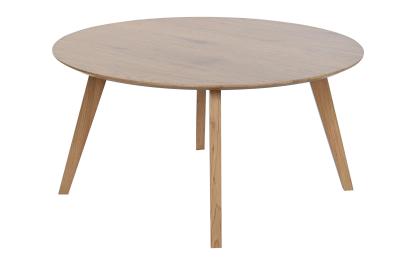 Scandi Natural Metal Round Coffee Table