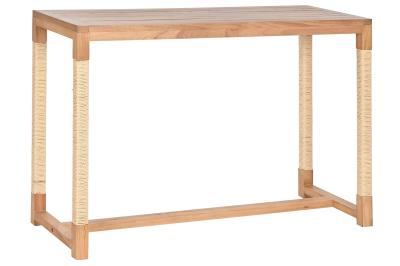 Product photograph of Mediterranean Natural 120cm Console Table from Choice Furniture Superstore