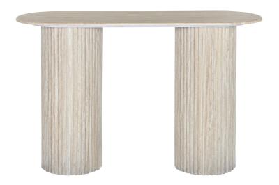 Product photograph of Modern Granite Wood Console Table from Choice Furniture Superstore