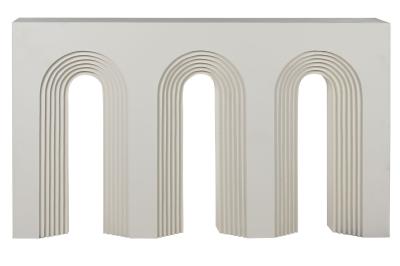 Product photograph of Indore White Mango Wood Console Table from Choice Furniture Superstore