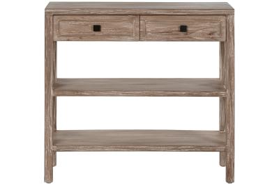 Product photograph of Modern Wood 2 Drawer Console Table from Choice Furniture Superstore