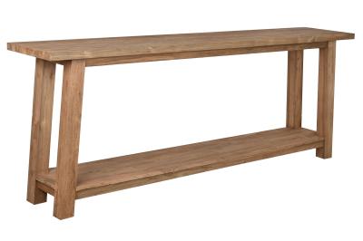 Product photograph of Natural Reciclada Console Table from Choice Furniture Superstore