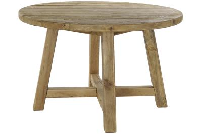 Product photograph of Alpine Recicled Wood 4 Seater Round Dining Table from Choice Furniture Superstore