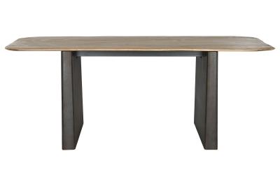 Product photograph of Loft Dark Brown 8 Seater Dining Table from Choice Furniture Superstore