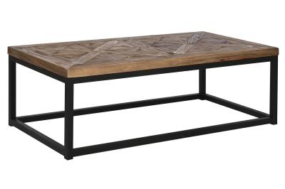 Product photograph of Shabby Wooden Coffee Table from Choice Furniture Superstore