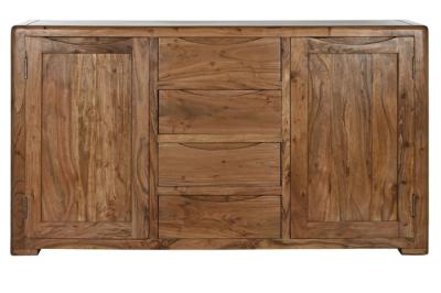 Product photograph of Alpine Acacia Wood 150cm Large Sideboard - 2 Doors from Choice Furniture Superstore