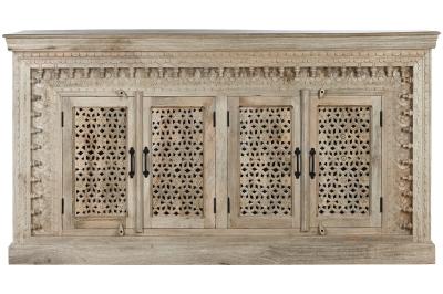 Product photograph of Mango Wood Extra Large Sideboard - 4 Doors from Choice Furniture Superstore