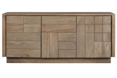 Product photograph of Modern Mango Wood 160cm Large Sideboard - 3 Doors from Choice Furniture Superstore