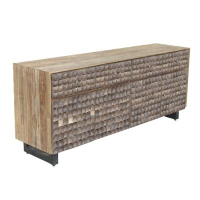 Reciclada Coconut Wood Extra Large Sideboard 4 Doors