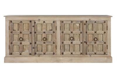 Product photograph of Teak Large Sideboard - 4 Doors from Choice Furniture Superstore