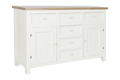 Silvassa White Small Sideboard 2 Doors