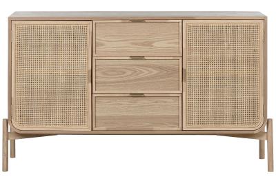 Product photograph of Tropical Natural Rattan Small Sideboard - 2 Doors from Choice Furniture Superstore