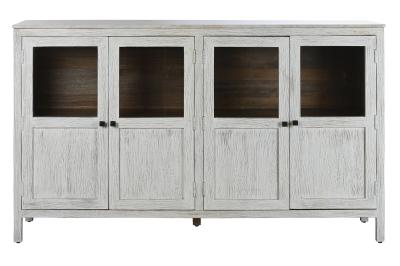 White Mango Wood Large Sideboard 4 Doors