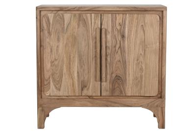 Product photograph of Alpine Acacia Wood 85cm Small Sideboard - 2 Doors from Choice Furniture Superstore