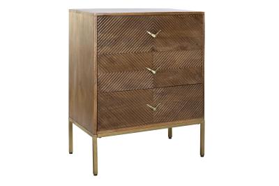 Product photograph of Mango Wood 3 Drawer Chest from Choice Furniture Superstore