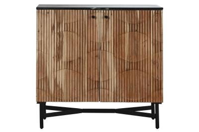 Product photograph of Modern Acacia Wood Small Sideboard - 2 Doors from Choice Furniture Superstore