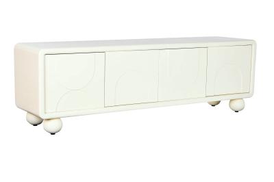 Product photograph of Modern White Wood 160cm Tv Unit from Choice Furniture Superstore