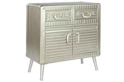 Product photograph of Alabama Silver 80cm Small Sideboard - 2 Doors from Choice Furniture Superstore