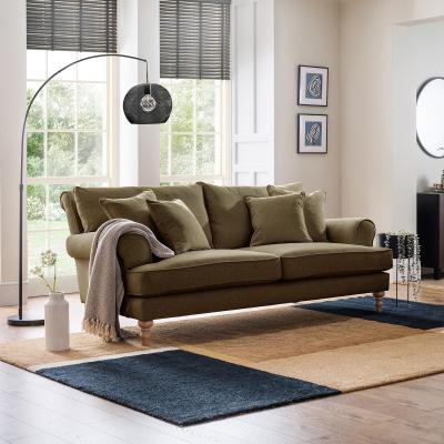 Arlan Hunter Fabric 3 Seater Sofa