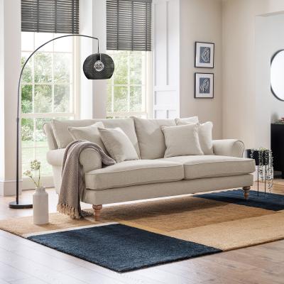 Arlan Moon Fabric 3 Seater Sofa