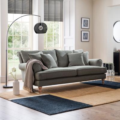 Arlan Storm Fabric 3 Seater Sofa