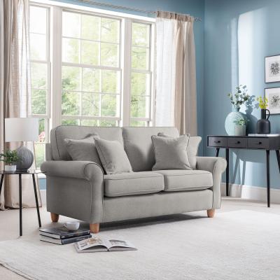 Carina Mink Fabric 2 Seater Sofa