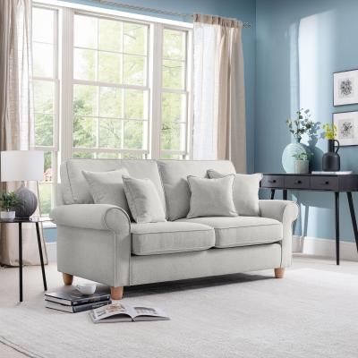 Carina Parchment Fabric 2 Seater Pull Out Sofa Bed