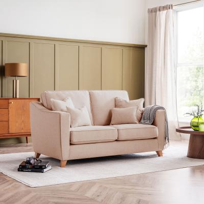 Linnet Pastel Fabric 2 Seater Sofa