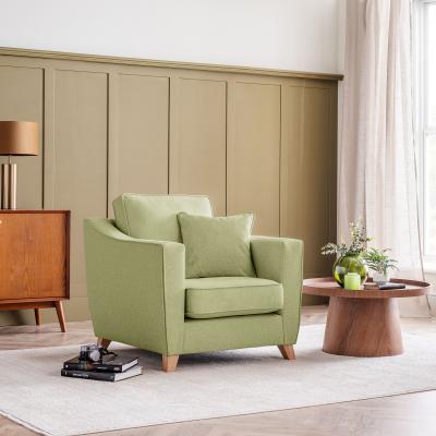 Linnet Sage Fabric Armchair