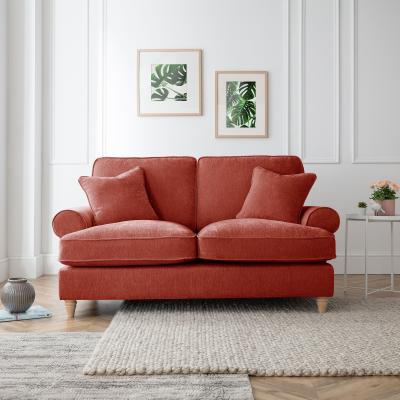 Marigot Apricot Fabric 2 Seater Sofa