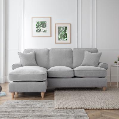 Marigot Ice Fabric Chaise Corner Sofa Lhf