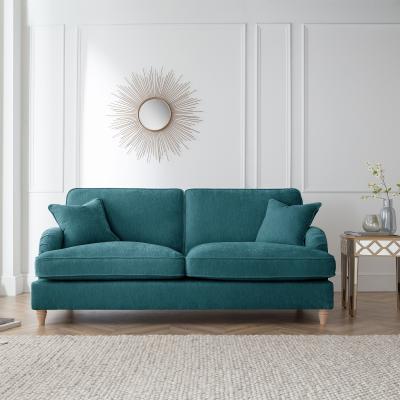 Manhattan Emerald Fabric 3 Seater Sofa